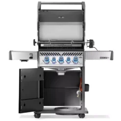 Gasgrill Napoleon Rogue PRO-S 425 RSIB, Schwarz -Camping Förderung napoleon gasgrill rogue pro s425 mit gussrost inklusive drehspiess sizzle zone 3 hauptbrenner infrarot seitenbrenner tuer stauraum gasflasche 1000 3 20094