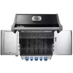 Gasgrill Napoleon Rogue PRO-S 425 RSIB, Schwarz -Camping Förderung napoleon rogue pro s 425 schwarzer gasgrill seitenablage abklappbar infrarot sizzle zone seitenbrenner 1000 9 20094