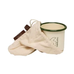 Emaillierte Tasse Nordisk Madam Blå, 250 Ml -Camping Förderung nordisk madam bla cup gruener rand emaille becher trinkbecher tasse mit henkel mit verstaubeutel 1000 4 26776