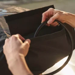 Transportabdeckung Für Ooni Koda 2 Pro -Camping Förderung ooni abdeckhaube fuer pizzaofen koda 2 pro schwarz graues cover aus polyester schutzhuelle mit seitentasche 1000 4 28346