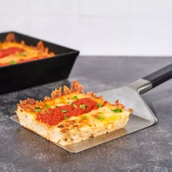 Ooni Pizza-Servierheber -Camping Förderung ooni edelstahl pizzaheber mit ergonomischem griff zubehoer 1000 4 27393