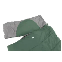 Wendeschlafsack Outwell Contour Lux XL Grün | Reissverschluss Links -Camping Förderung outwell contour lux xl schlafsack mit abnehmbarer kaputze 1000 2 27592