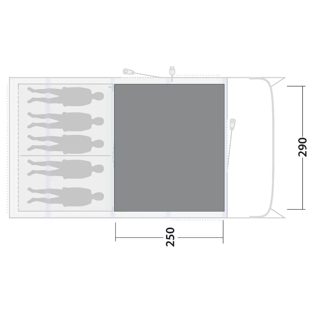 Teppich Outwell Cozy Carpet Colorado 5 Air 2 Teppich Outwell Cozy Carpet Colorado 5 Air – Bild 2