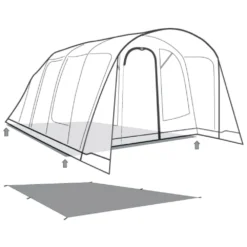 Unterlage Outwell Footprint Denver / Colorado 6 Air 5 Unterlage Outwell Footprint Denver / Colorado 6 Air -Camping Förderung outwell denver colorado 6 air footprint skizze unterlage familien campingzelt 2 27513