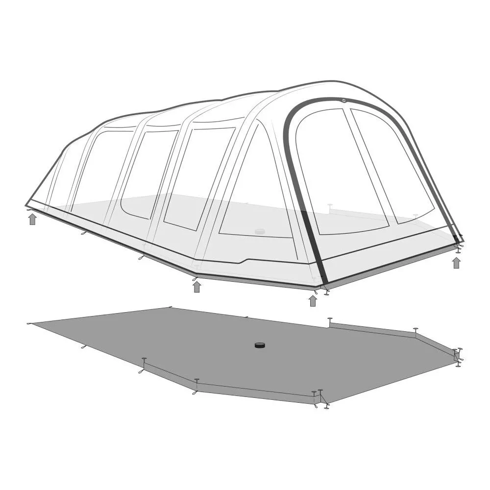 Zeltunterlage Outwell Footprint Lux Stonehill 5 Air 3 Zeltunterlage Outwell Footprint Lux Stonehill 5 Air – Bild 3