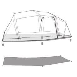 Unterlage Outwell Footprint Hartford 6 Air 5 Unterlage Outwell Footprint Hartford 6 Air -Camping Förderung outwell hartford 6 air footprint skizze unterlage familien campingzelt 2 27517
