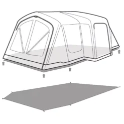 Unterlage Outwell Footprint Montana 6 Air 5 Unterlage Outwell Footprint Montana 6 Air -Camping Förderung outwell montana 6 air footprint skizze unterlage familien camping zelt 2 27542