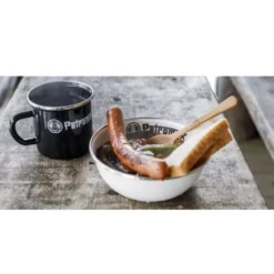 Campingschale Petromax Emaille-Schale, Weiss, 2 Stück, 1,0 Liter -Camping Förderung petromax camping schale servierschuessel weisse emaillierte schale campinggeschirr 1000 2 26157