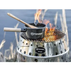 Petromax Emaille-Stieltopf, Schwarz, 0,5 Liter -Camping Förderung petromax emaille stieltopf fuer alle feuerstellen und herdarten innenskalierung 1liter inhalt 1000 5 27999