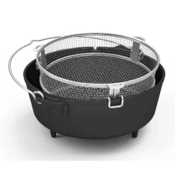 Petromax Frittierkorb -Camping Förderung petromax frittierkorb edelstahl mit abnehmbaren holzgriff und randaufhaengungen 1000 2 28041