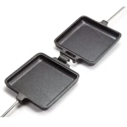 Petromax Sandwicheisen, Lang -Camping Förderung petromax gusseisen sandwicheisen stabiles scharnier mit haken fuer festes verschliessen 1000 3 27949