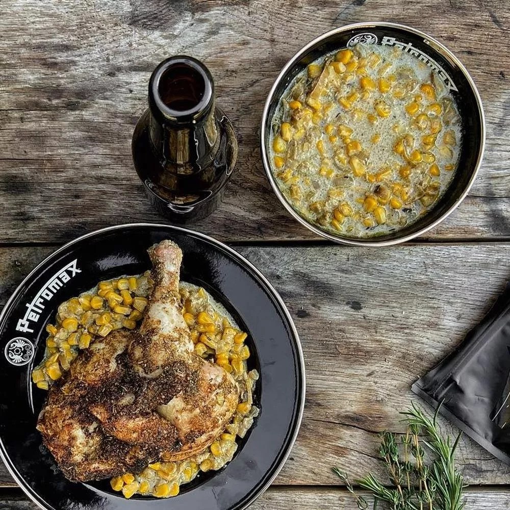 Campingschale Petromax Emaille-Schale, Schwarz, 2 Stück, 160 Mf 2 Campingschale Petromax Emaille-Schale, Schwarz, 2 Stück, 160 Mf – Bild 2