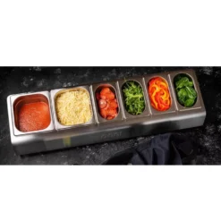 Ooni Pizzabelag-Station -Camping Förderung pizza belag station ooni zubehoer topping station 1000 6 25106