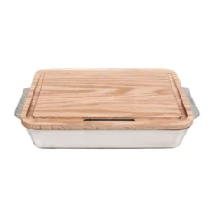 Ooni Ofenform Inklusive Schneidebrett Und Grillrost, Medium -Camping Förderung pizza ofenform aus edelstahl inklusive eiche schneidebrett und grillrost mit silikonverschluss zubehoer lecker gerichte zubereiten 1000 2 27312