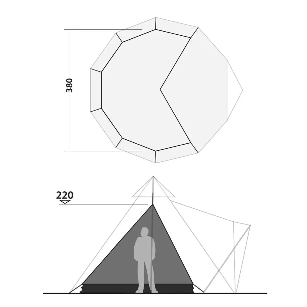 Robens Universal-Moskitonetz Tipi 2 Robens Universal-Moskitonetz Tipi – Bild 2