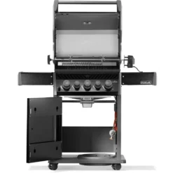 Gasgrill Napoleon Rogue 425 RSIB, Schwarz -Camping Förderung rogue 425 napoleon grill seitenbrenner heckbrenner drehspiess tuer raeder 1000 3 27611