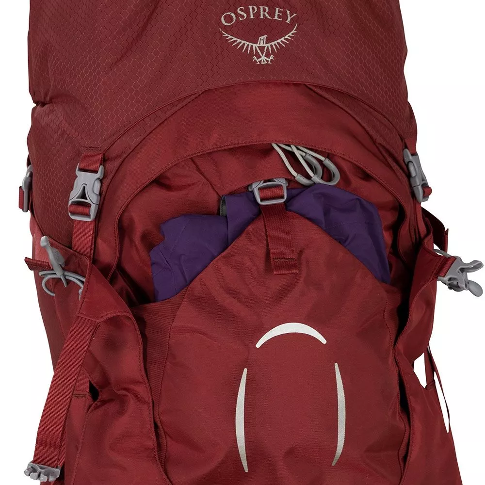 Trekkingrucksack Osprey Ariel 55 WXS/S, Claret Red 11 Trekkingrucksack Osprey Ariel 55 WXS/S, Claret Red – Bild 11