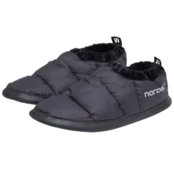 Daunenschuhe Nordisk Mos Down Slippers S (35-37), Black -Camping Förderung schwarze nordisk mos down slippers mit ultraweichem innenfutter und logo groesse s aus polyester 1000 2 26833