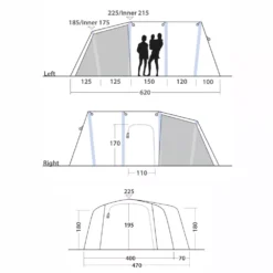 Aufblasbares Familienzelt Outwell Montana 6 Air 12 Aufblasbares Familienzelt Outwell Montana 6 Air -Camping Förderung skizze 2 outwell montana 6 air campingzelt familienzelt sechs personen 1000 2 27480