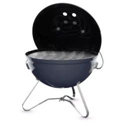 Weber Smokey Joe Premium Holzkohlegrill 37 Cm, Slate Blue -Camping Förderung smokey joe weber premium holzkohlegrill slate blue kleiner blauer picknick grills 1000 2 7160