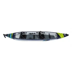 Aufblasbares Kajak Tahe Kayak Air Breeze Full HP Pro -Camping Förderung tahe kajak kayak air breeze full hp2 pro draufsicht blaues zum aufblasen aufblasbares 2 3 personen familienkajak 1000 2 23829