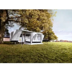 Thule Sun Blocker G2 Side, Höhe Medium, Auszug 2,5 M -Camping Förderung thule markisen zubehoer sonnenschutz sun blocker g2 side seitenwand fuer thule omnistor markisen 1000 2 22889