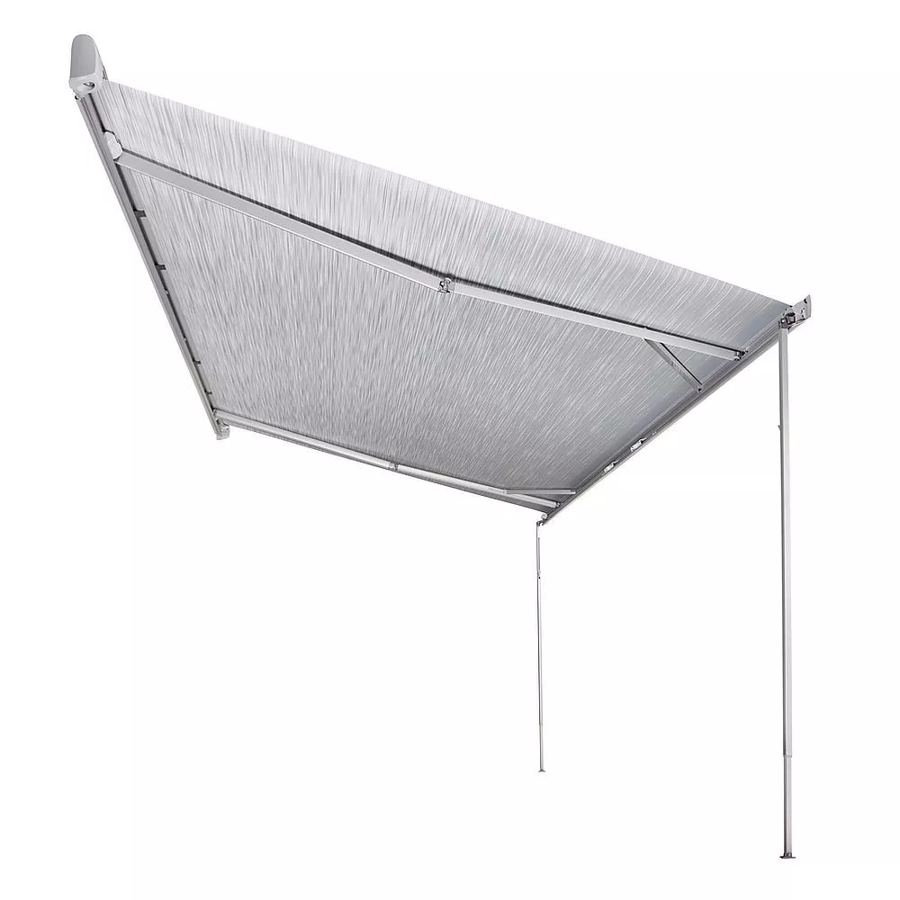 Markise, Sonnenstore Thule Omnistor 5200 Mit Motor, Tuch: Mystic-grau, Gehäuse: Weiss 4 Markise, Sonnenstore Thule Omnistor 5200 Mit Motor, Tuch: Mystic-grau, Gehäuse: Weiss – Bild 4