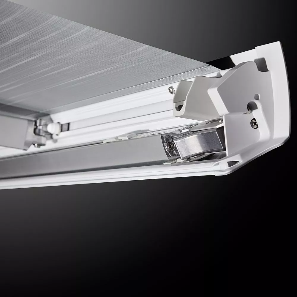 Markise, Sonnenstore Thule Omnistor 5200 Mit Motor, Tuch: Mystic-grau, Gehäuse: Weiss 5 Markise, Sonnenstore Thule Omnistor 5200 Mit Motor, Tuch: Mystic-grau, Gehäuse: Weiss – Bild 5
