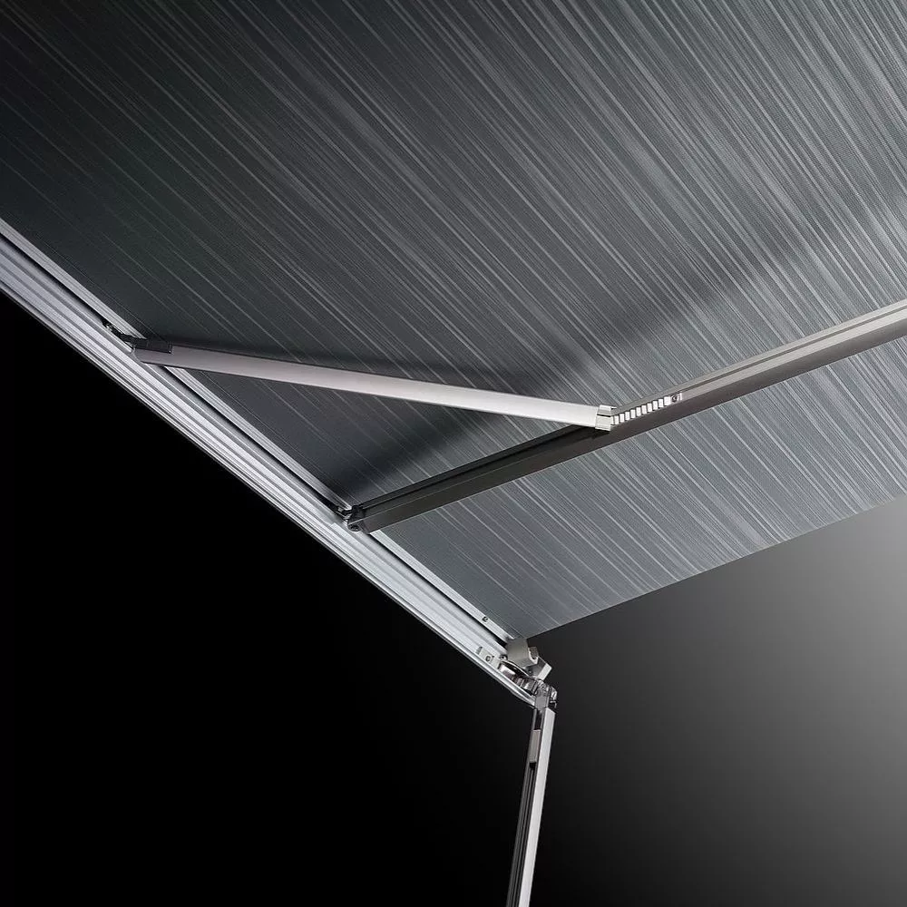 Markise, Sonnenstore Thule Omnistor 5200 Mit Motor, Tuch: Mystic-grau, Gehäuse: Weiss 9 Markise, Sonnenstore Thule Omnistor 5200 Mit Motor, Tuch: Mystic-grau, Gehäuse: Weiss – Bild 9