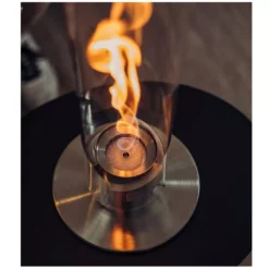 Tischfeuer Höfats SPIN 900, Silber -Camping Förderung tischfeuer spin900 hoefats angenehmes ambiente mit bio burner 1000 8 25735