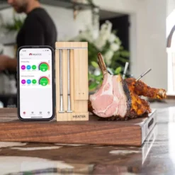 Kabelloses Grillthermometer Traeger MEATER Pro Duo Fleischthermometer -Camping Förderung traeger meater pro duo fleischthermometer wlan smart temp technologie fuenf sensoren 1000 5 28306