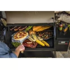 Pelletgrill Traeger PRO D2 780, Schwarz -Camping Förderung traeger pelletgrill pro d2 780 schwarzer holzpelletgrill smoker 1000 8 20808