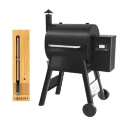Pelletgrill Traeger PRO D2 575, Schwarz, Inklusive Meater Plus