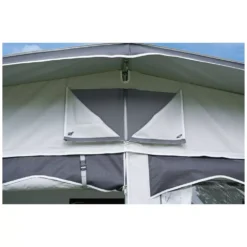 Dauerstand Wohnwagenvorzelt Hahn Zelte Bornholm 240 | 25er Stahl -Camping Förderung verschliessbare hochentlueftung hahn zelte bornholm 240 dauervorzelt 1000 8 27652