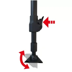 Campingtisch Eurotrail St. Gobain L Dunkelgrau -Camping Förderung verstellbare beine schnellspann verschluss eurotrail st gobain l grosser campingtisch klappbar 1000 4 23760