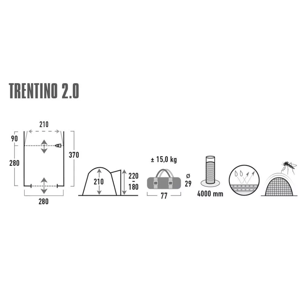 Freistehendes Buszelt High Peak Trentino 2.0 9 Freistehendes Buszelt High Peak Trentino 2.0 – Bild 9