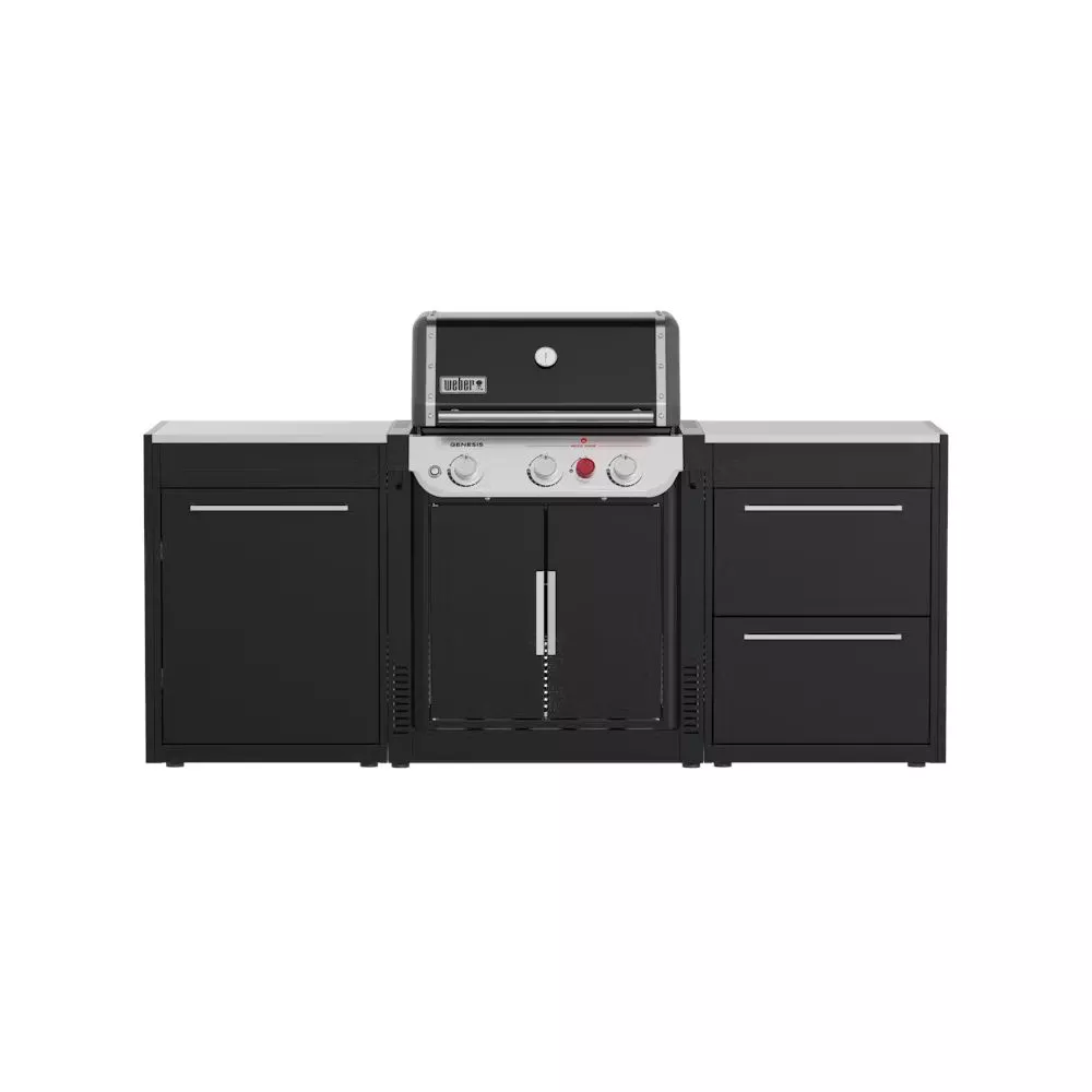 Weber Outdoorküche BBQ-Kitchen, 2er Set Für Genesis E-315 Ohne Seitenkocher 1 Weber Outdoorküche BBQ-Kitchen, 2er Set Für Genesis E-315 Ohne Seitenkocher
