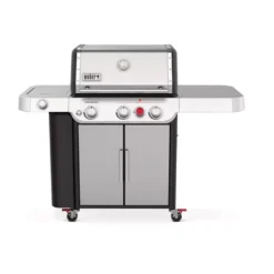 Weber Outdoorküche BBQ-Kitchen 231, 2er Set Für Genesis S-335 Mit Seitenkocher -Camping Förderung weber genesis s 335 edelstahl gasgrill 3 edelstahlbrenner sear zone grosser klapptisch 1000 7 26572