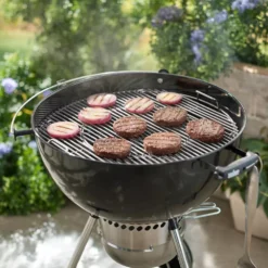 Weber Grillrost-Einsatz - Gourmet BBQ System - Für Holzkohlegrills Mit 57 Cm -Camping Förderung weber gourmet barbecue system gbs edelstahl grillrost einsatz fuer holzkohlegrills 57cm grillzubehoer 1000 2 7388