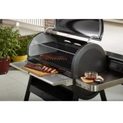 Edelstahl-Fronttisch Für Weber SmokeFire EX6 / EPX6 -Camping Förderung weber smokefire ex6 gbs epx6 fronttisch aus edelstahl arbeitstisch vordertisch herunterklappbar 1000 2 22056